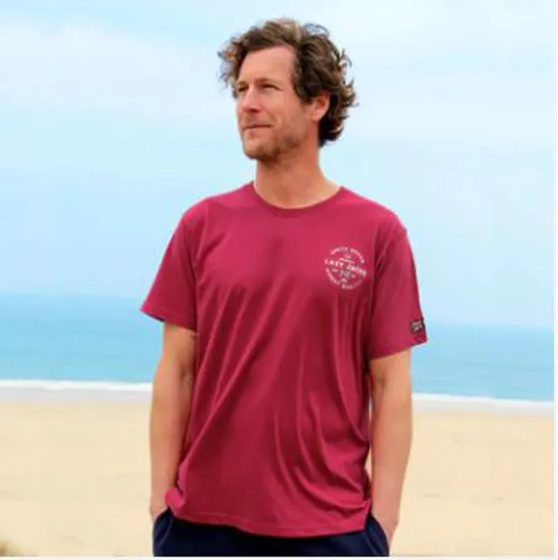 Lazy Jacks Printed T-Shirt - Crimson